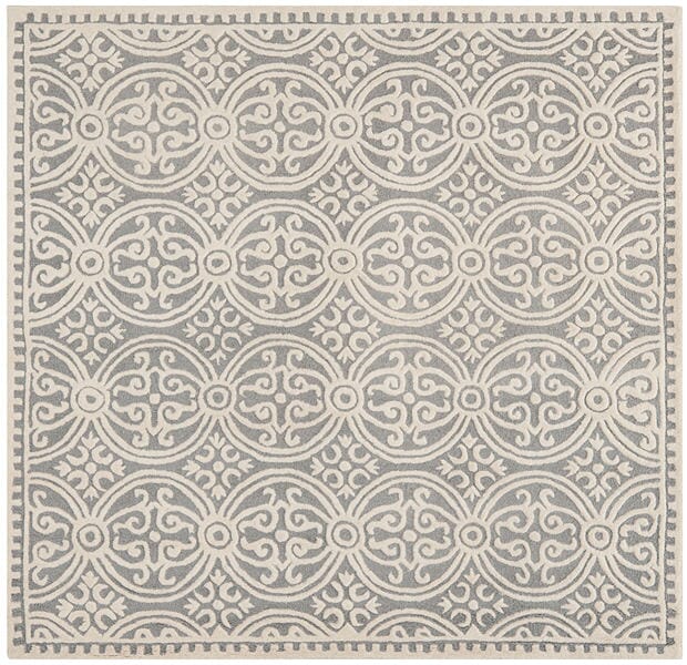 Safavieh Cambridge Cam123D Silver / Ivory Rugs - Safavieh - cam123d - 4sq