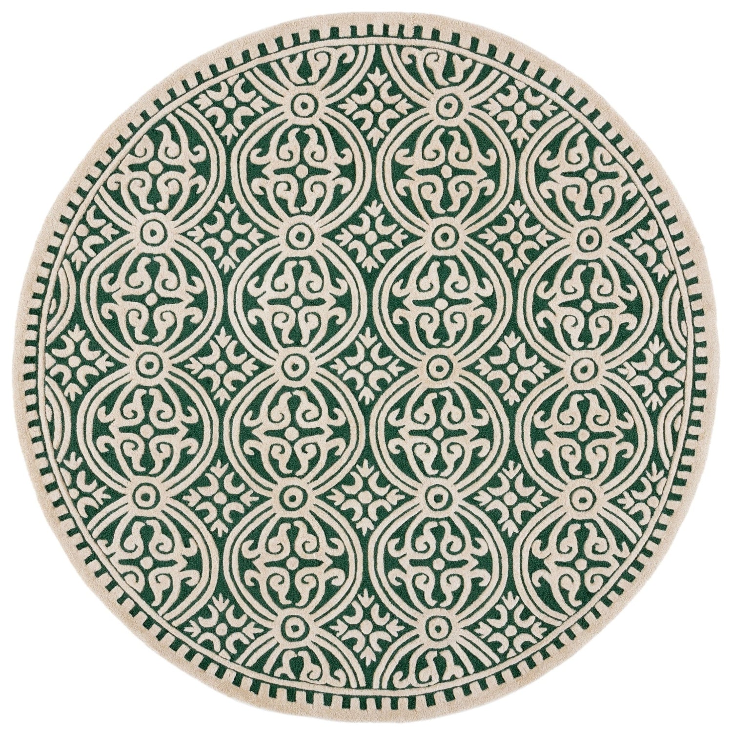 Safavieh Cambridge Cam123Y Dark Green/Ivory Rugs - Safavieh - cam123y - 6r