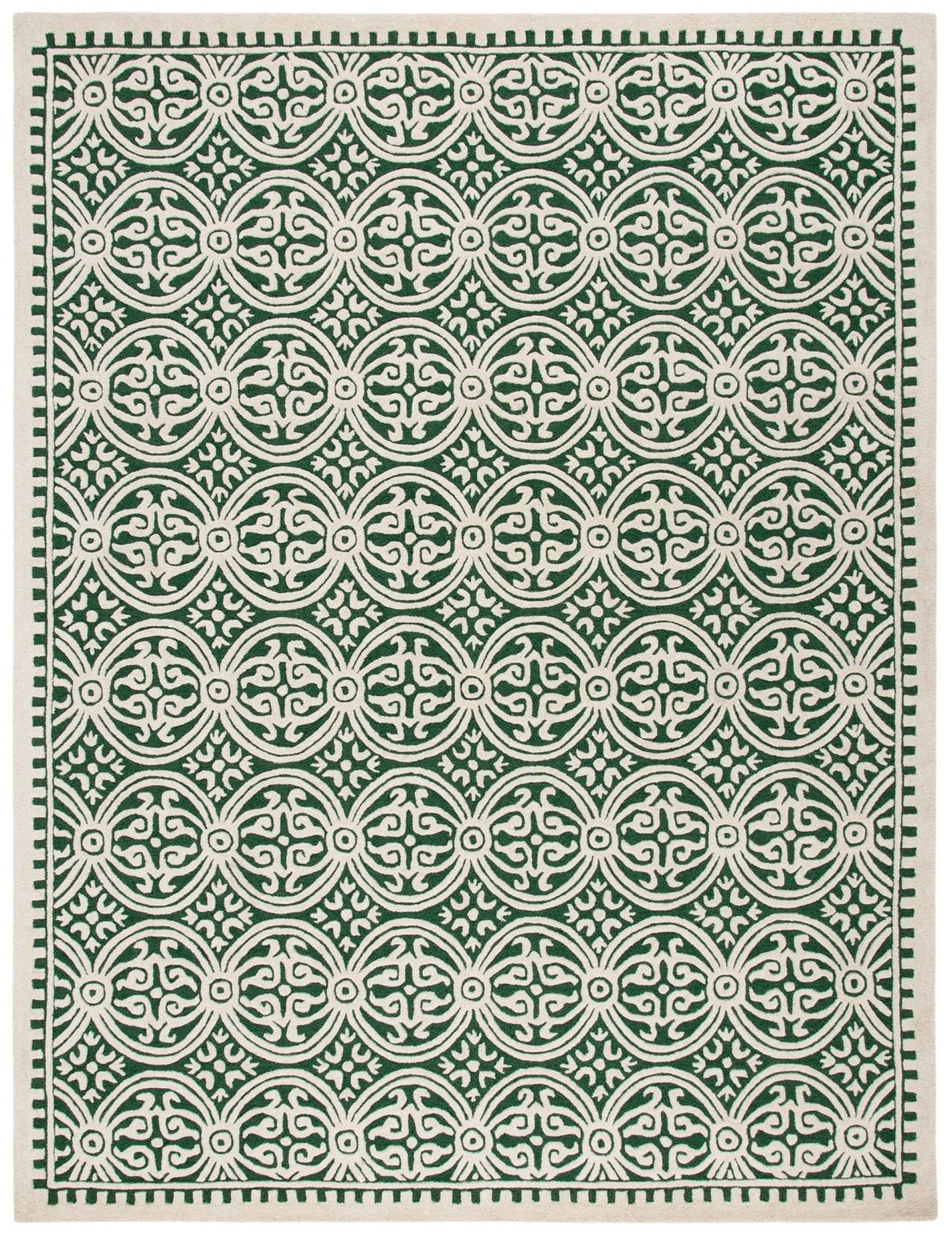 Safavieh Cambridge Cam123Y Dark Green/Ivory Rugs - Safavieh - cam123y - 6r