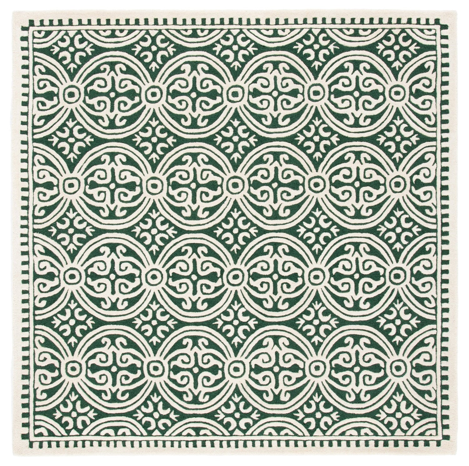 Safavieh Cambridge Cam123Y Dark Green/Ivory Rugs - Safavieh - cam123y - 6sq