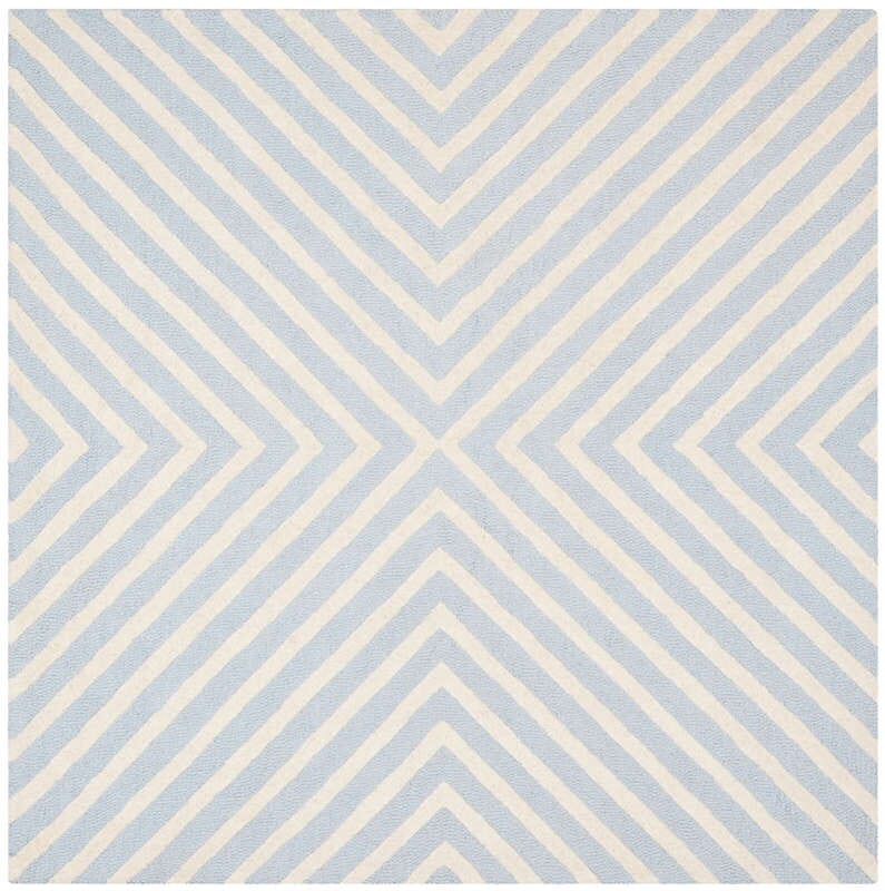 Safavieh Cambridge Cam129A Light Blue / Ivory Rugs - Safavieh - cam129a - 10sq