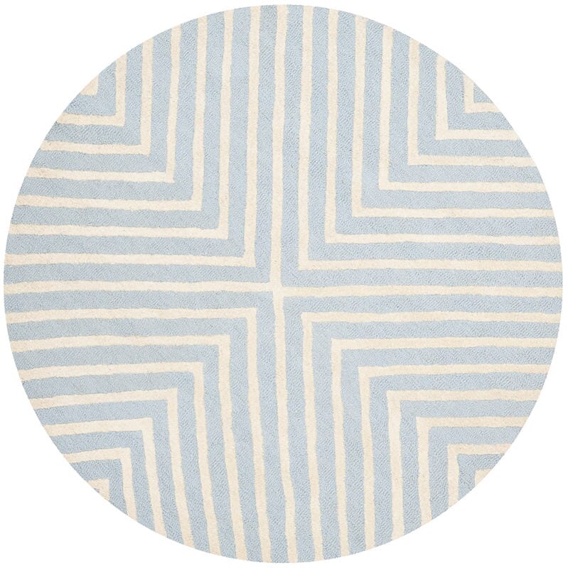 Safavieh Cambridge Cam129A Light Blue / Ivory Rugs - Safavieh - cam129a - 4r