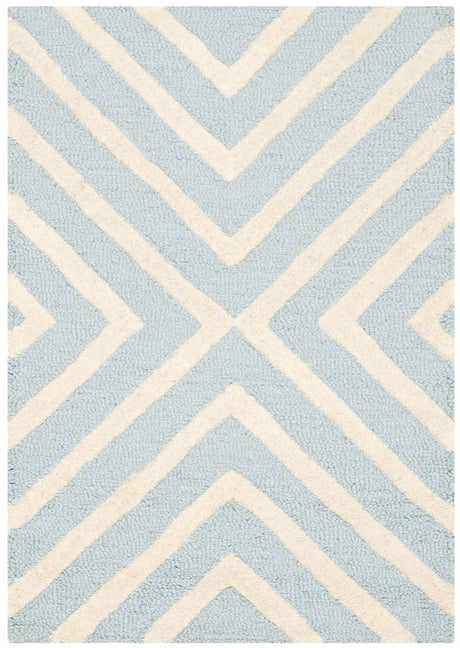 Safavieh Cambridge Cam129A Light Blue / Ivory Rugs - Safavieh - cam129a - 4r
