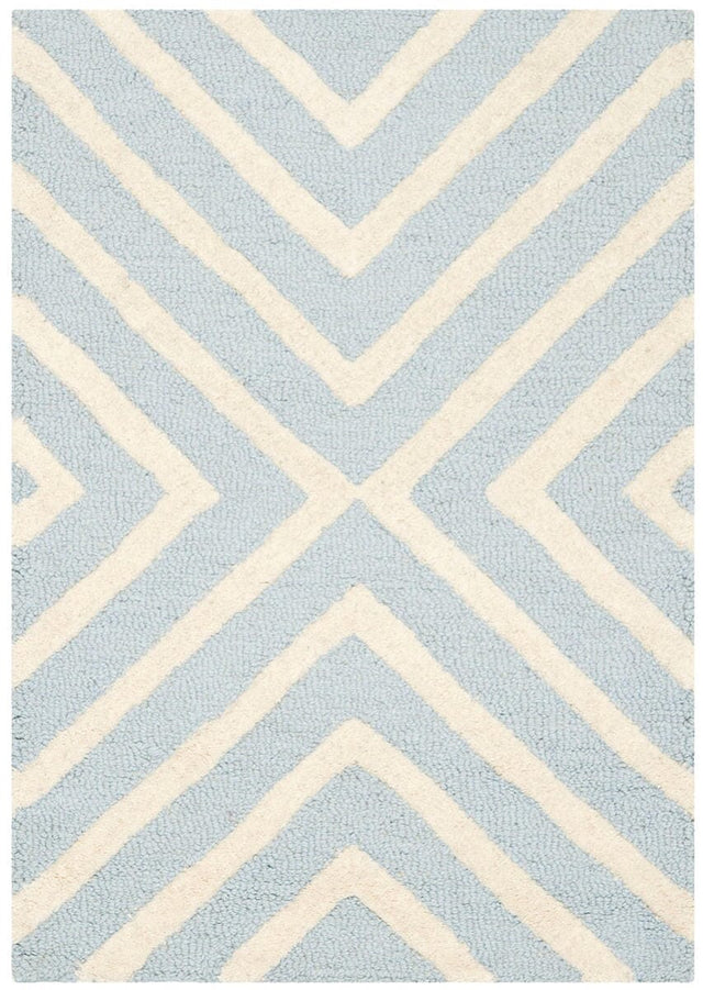 Safavieh Cambridge Cam129A Light Blue / Ivory Rugs - Safavieh - cam129a - 4r