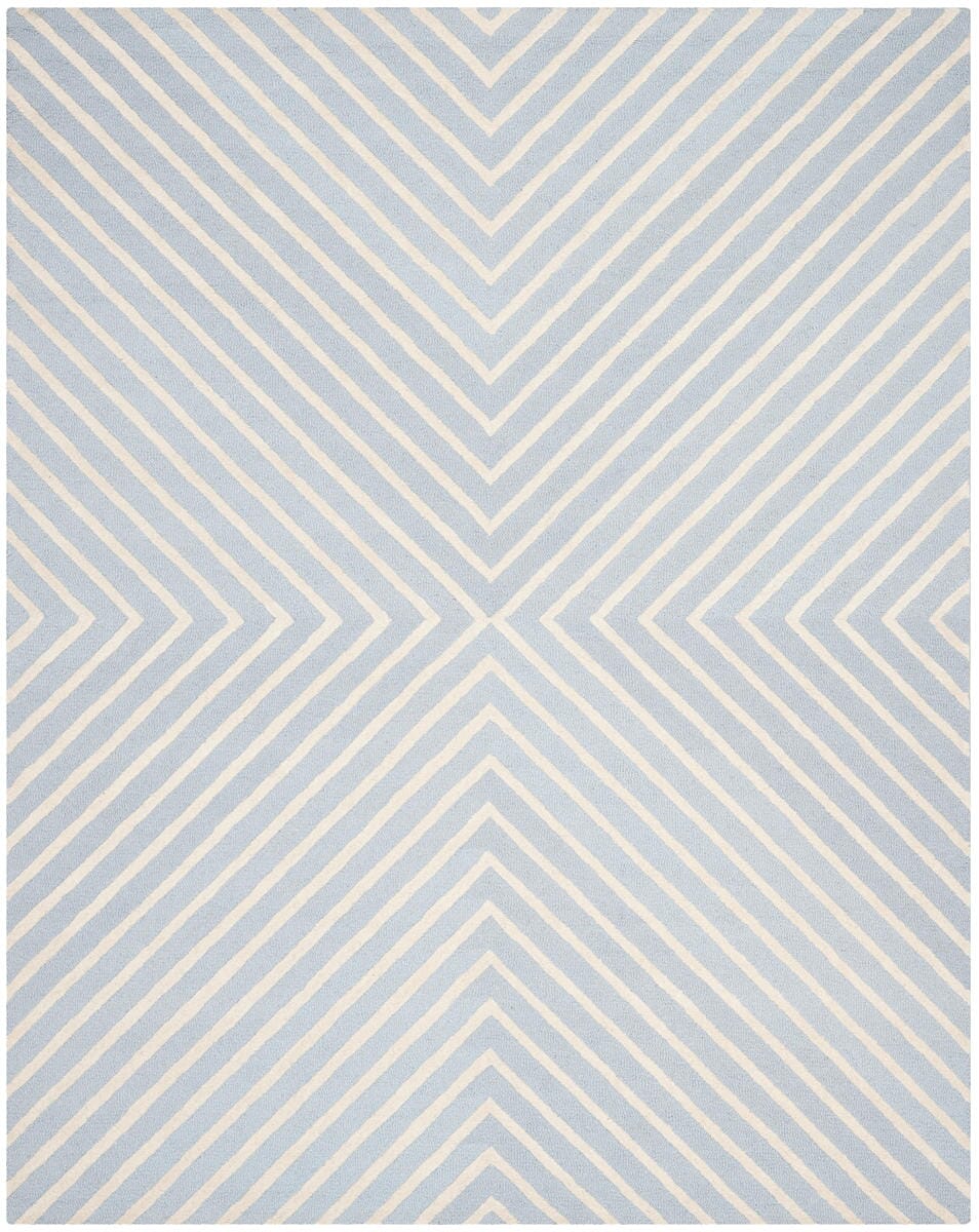 Safavieh Cambridge Cam129A Light Blue / Ivory Rugs - Safavieh - cam129a - 4r
