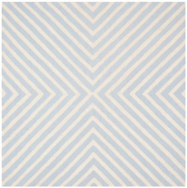 Safavieh Cambridge Cam129A Light Blue / Ivory Rugs - Safavieh - cam129a - 4sq