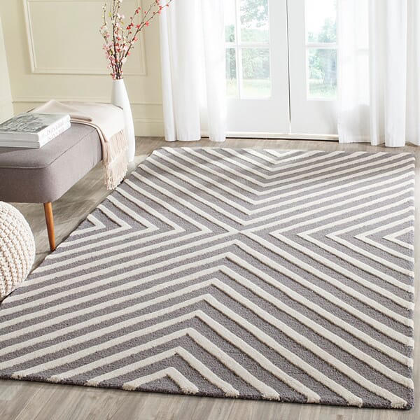 Safavieh Cambridge Cam129X Dark Grey / Ivory Rugs - Safavieh - cam129x - 5