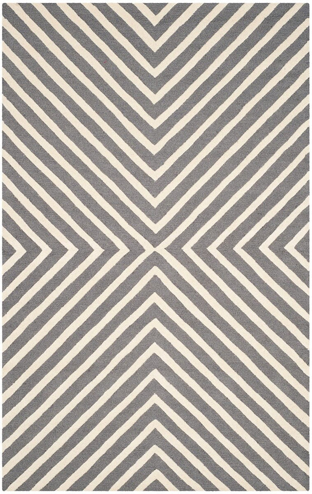 Safavieh Cambridge Cam129X Dark Grey / Ivory Rugs - Safavieh - cam129x - 5