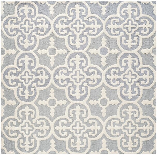 Safavieh Cambridge Cam133D Silver / Ivory Rugs - Safavieh - cam133d - 4sq