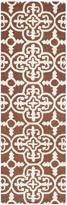 Safavieh Cambridge Cam133H Dark Brown / Ivory Rugs - Safavieh - cam133h - 24