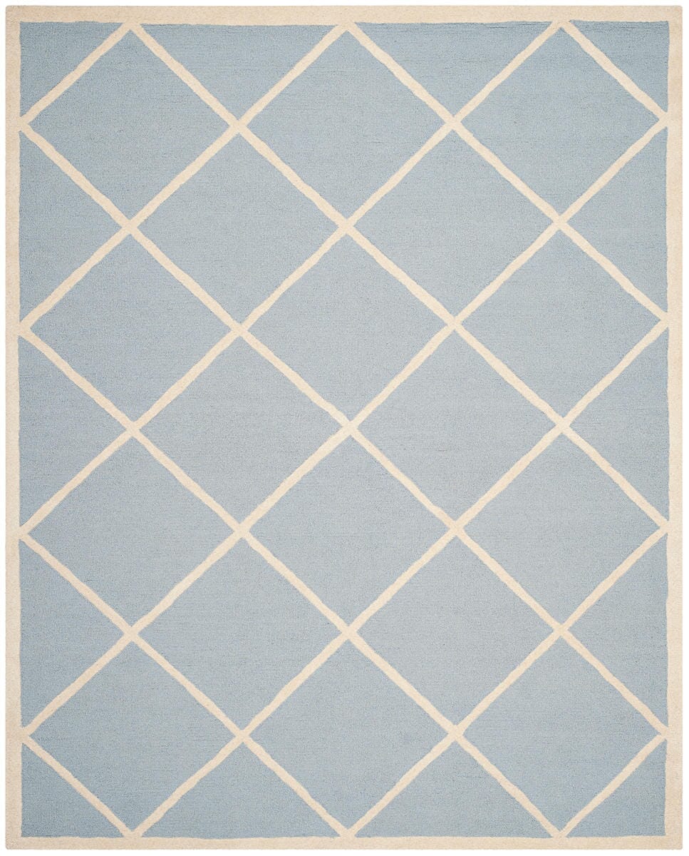 Safavieh Cambridge Cam136A Light Blue / Ivory Rugs - Safavieh - cam136a - 4r