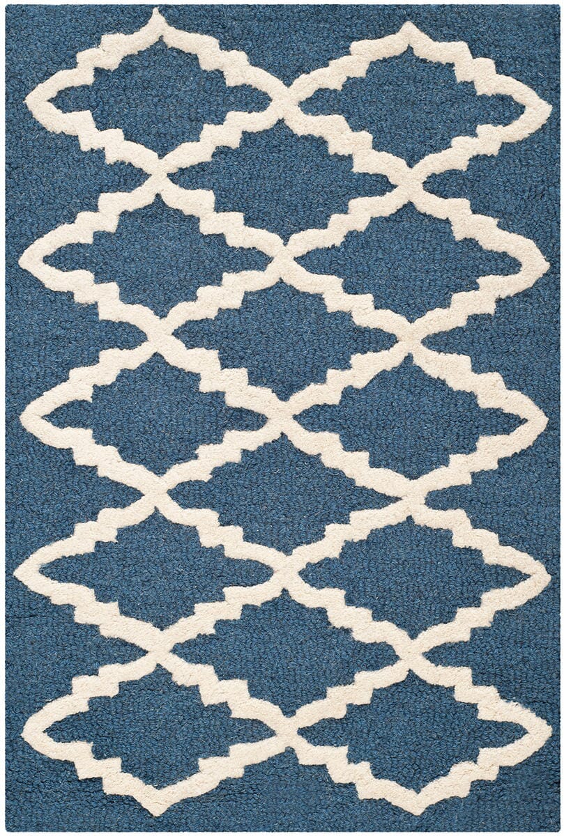 Safavieh Cambridge Cam137G Navy / Ivory Rugs - Safavieh - cam137g - 4r