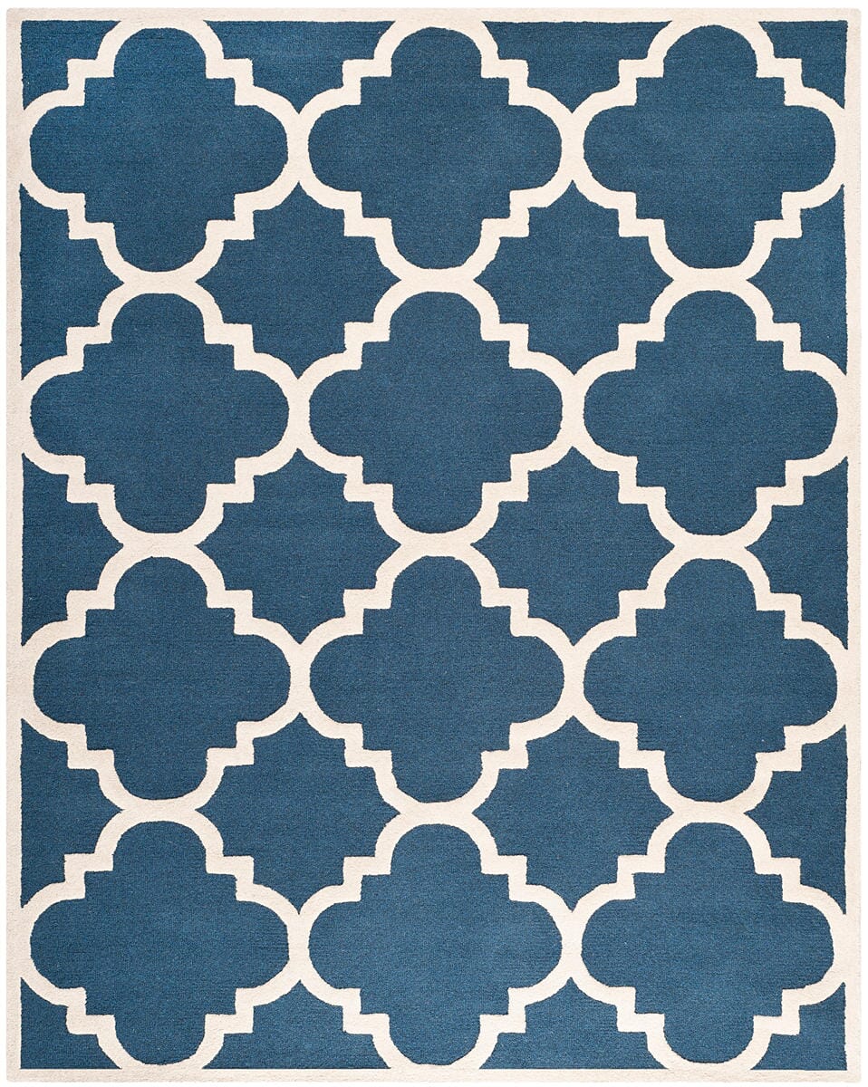 Safavieh Cambridge Cam140G Navy / Ivory Rugs - Safavieh - cam140g - 4r