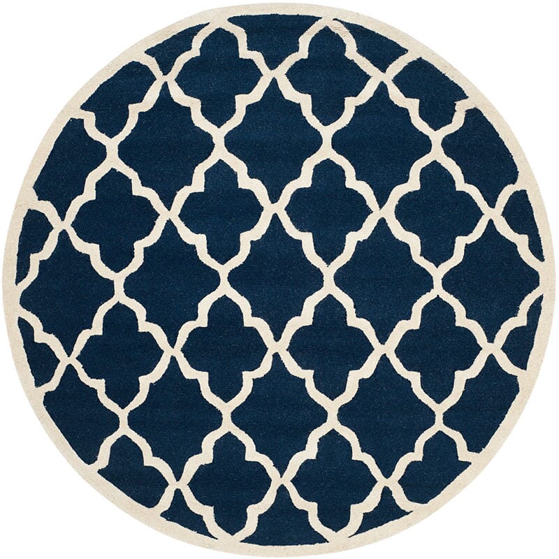 Safavieh Cambridge Cam312M Navy / Ivory Rugs - Safavieh - cam312m - 6r