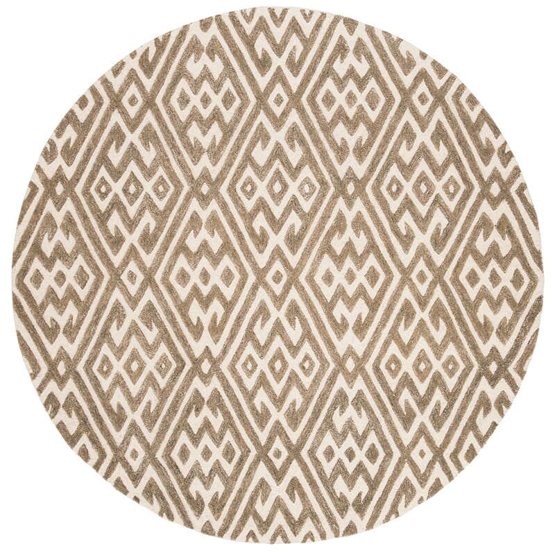Safavieh Cambridge Cam401A Ivory / Grey Rugs - Safavieh - cam401a - 6r