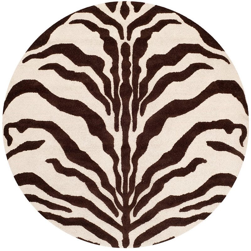 Safavieh Cambridge Cam709V Ivory / Brown Rugs - Safavieh - cam709v - 6r