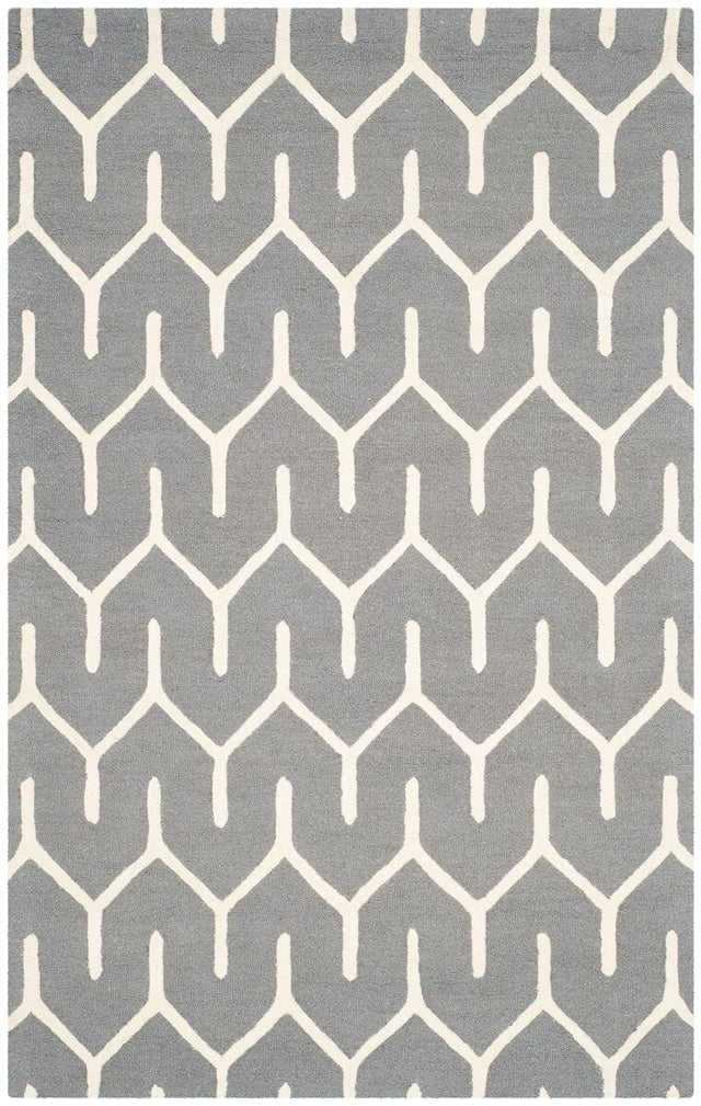 Safavieh Cambridge Cam720D Dark Grey / Ivory Rugs - Safavieh - cam720d - 6sq