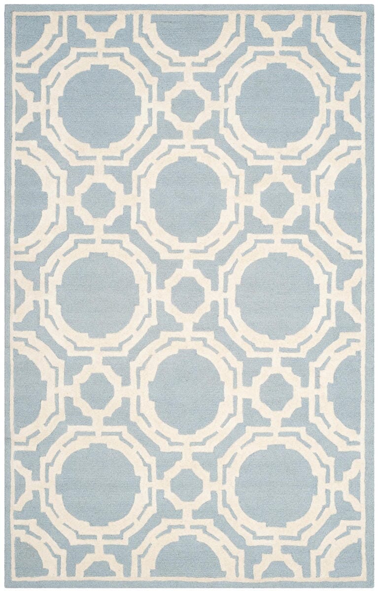 Safavieh Cambridge Cam721B Blue / Ivory Rugs - Safavieh - cam721b - 4