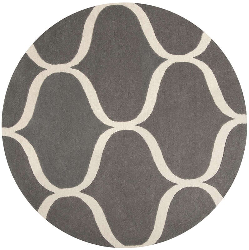 Safavieh Cambridge Cam730D Dark Grey / Ivory Rugs - Safavieh - cam730d - 6r