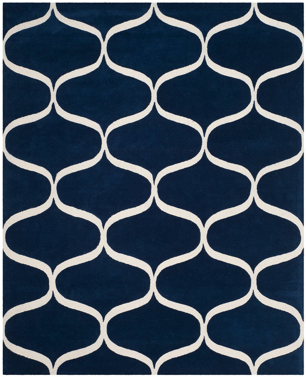Safavieh Cambridge Cam730M Dark Blue / Ivory Rugs - Safavieh - cam730m - 6r