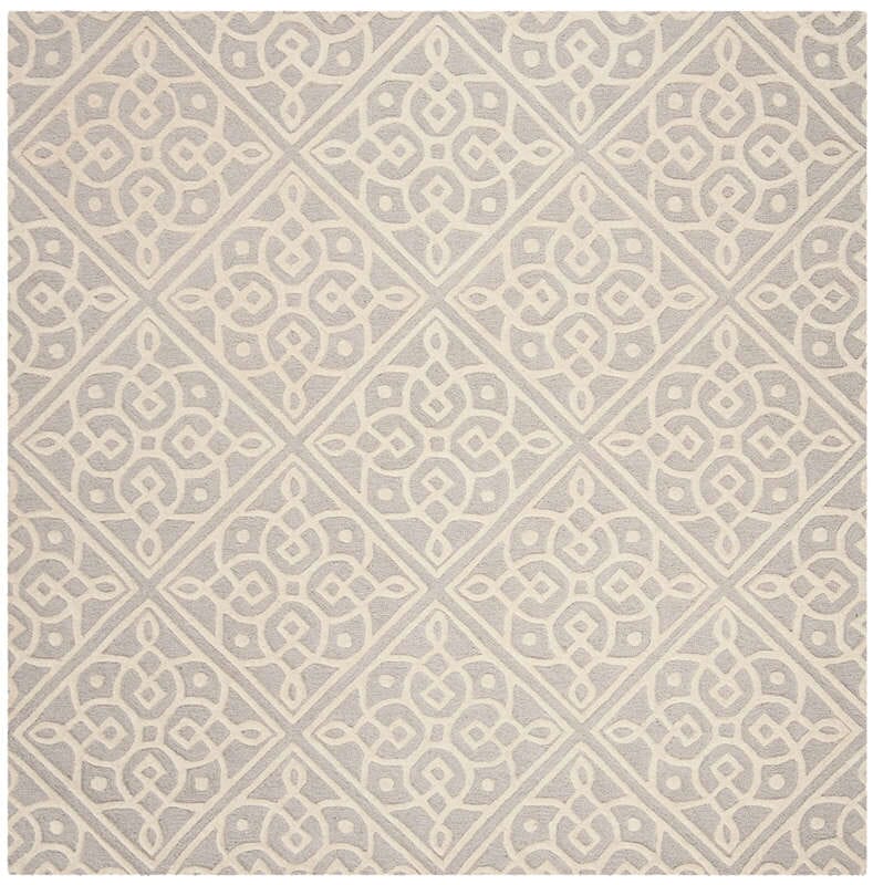 Safavieh Cambridge Cam731G Light Grey / Ivory Rugs - Safavieh - cam731g - 6sq