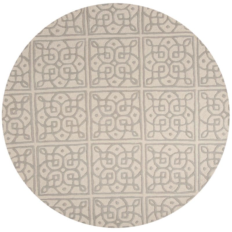 Safavieh Cambridge Cam731Q Ivory / Grey Rugs - Safavieh - cam731q - 6r