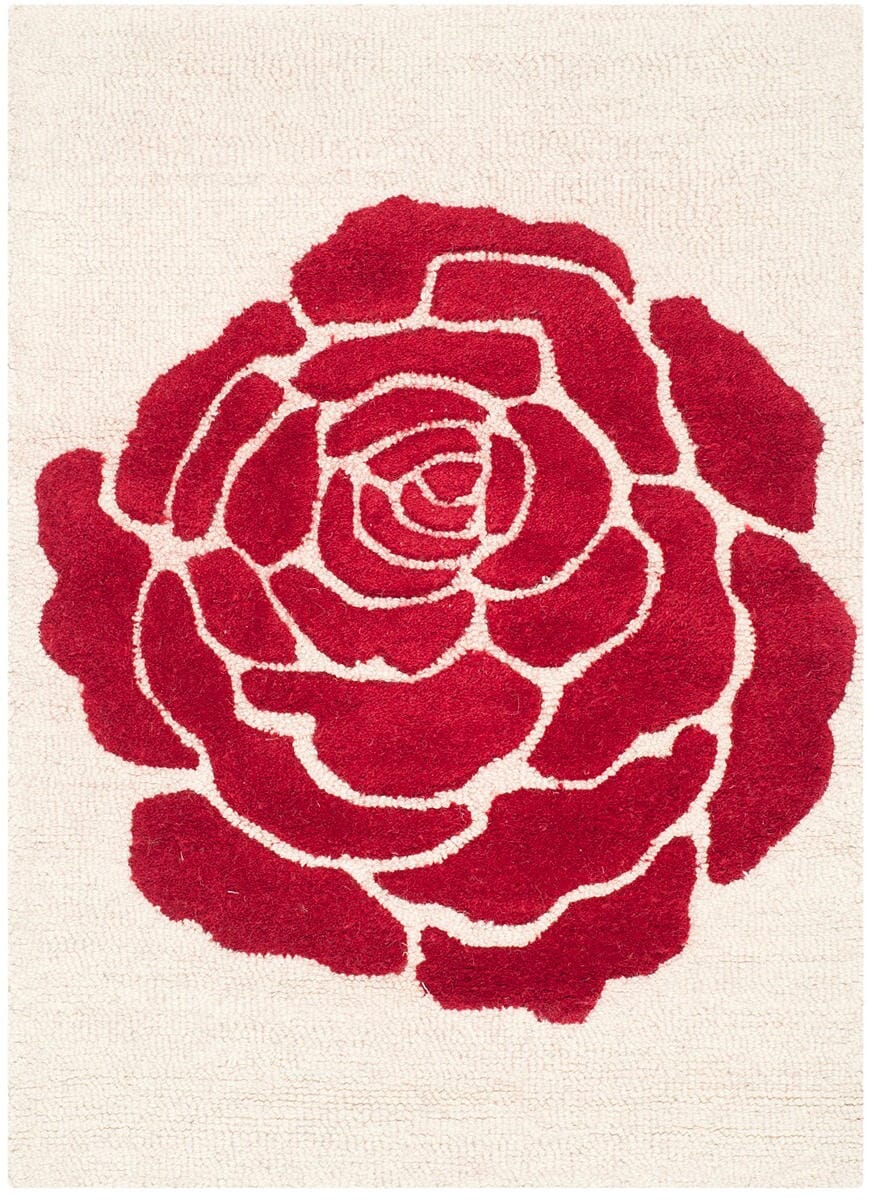 Safavieh Cambridge Cam782I Ivory / Red Rugs - Safavieh - cam782i - 6r