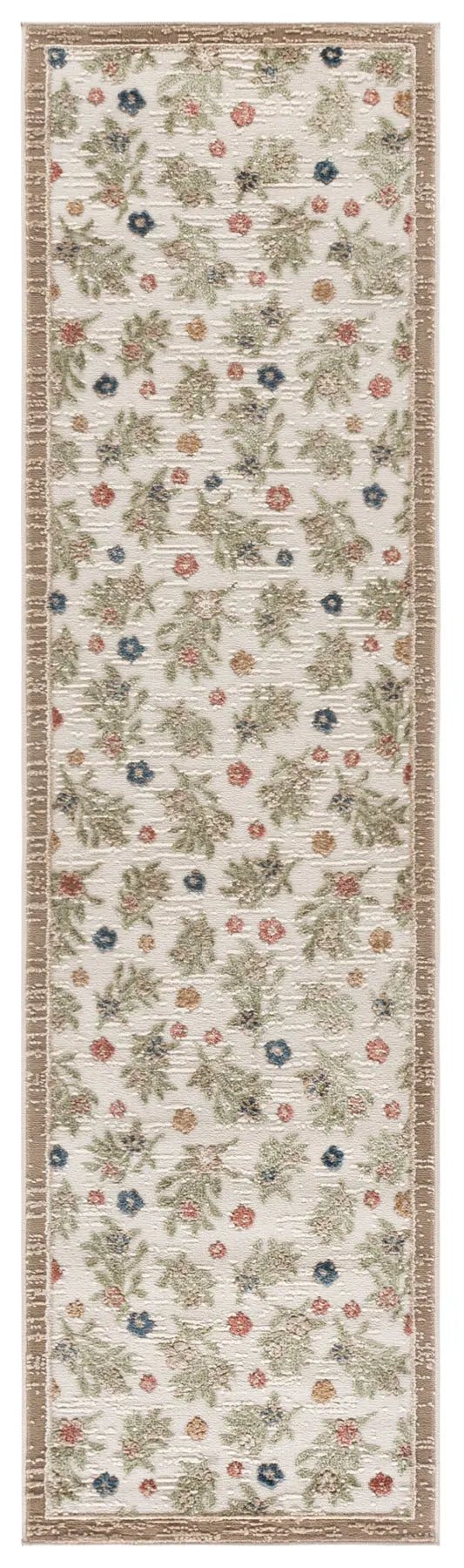 Safavieh Cameron 2'-2" x 8'-0" Rug in Ivory / Beige Green