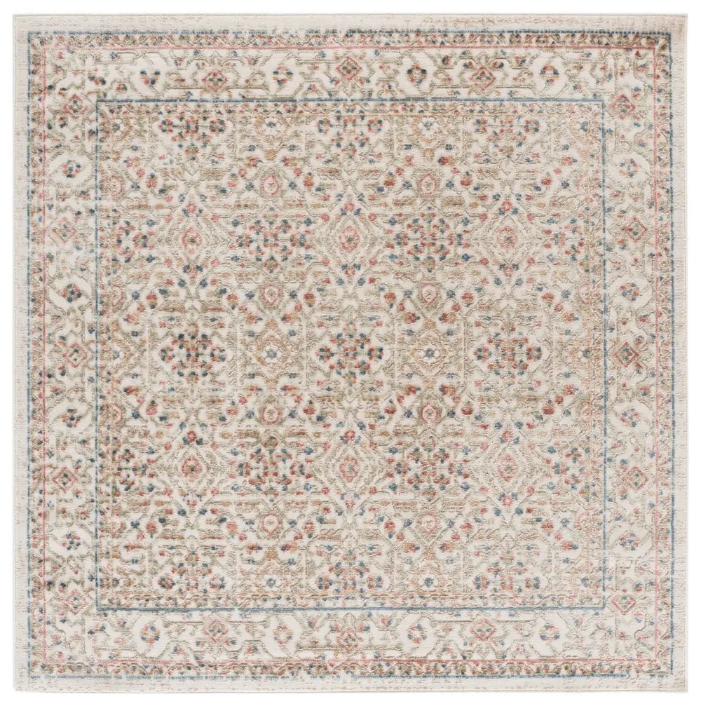 Safavieh Cameron 6'-7" x 6'-7" Rug in Ivory / Multi