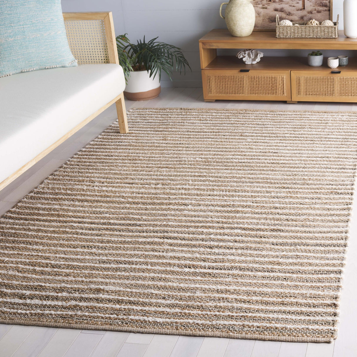Safavieh Cape Cod Cap151Y Natural/Green Rug - Safavieh - cap151y - 3