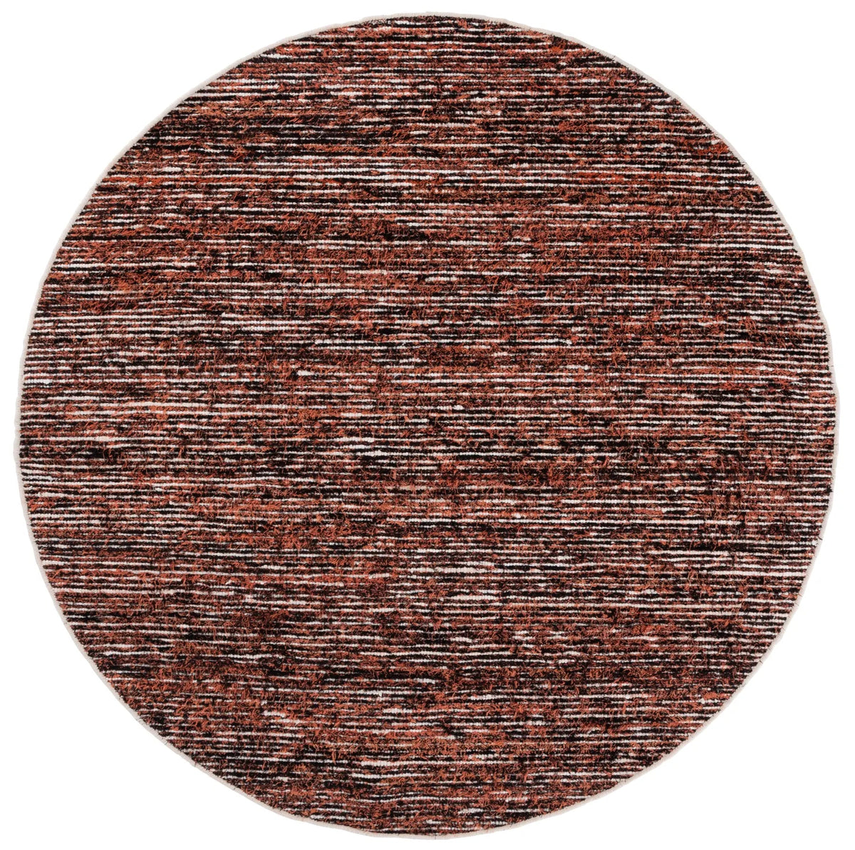Safavieh Cape Cod 6'-0" x 6'-0" Rug in Orange / Black