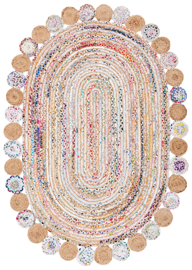 Safavieh Cape Cod Cap201B Beige/Multi Rug - Safavieh - cap201b - 5ov