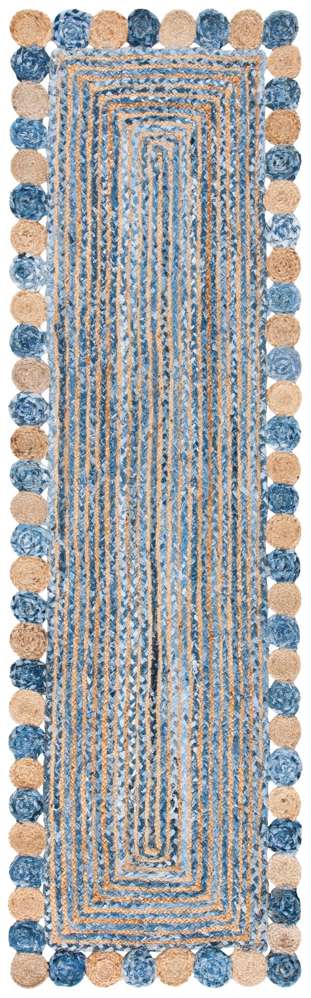 Safavieh Cape Cod Cap201C Blue/Beige Rugs - Safavieh - cap201c - 24