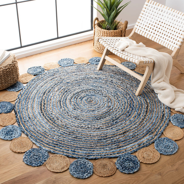 Safavieh Cape Cod Cap201C Blue/Beige Rugs - Safavieh - cap201c - 4r
