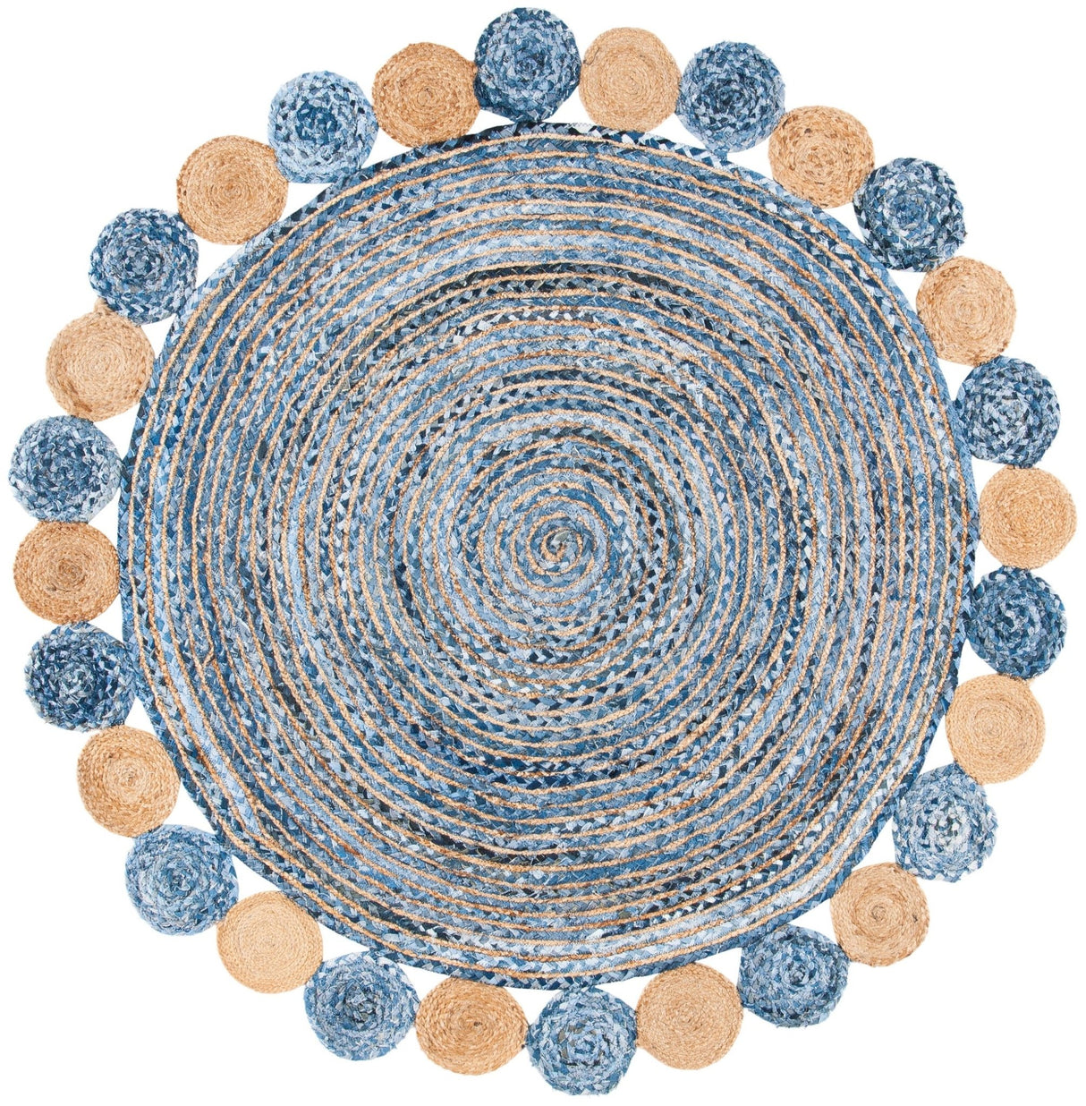 Safavieh Cape Cod Cap201C Blue/Beige Rugs - Safavieh - cap201c - 4r