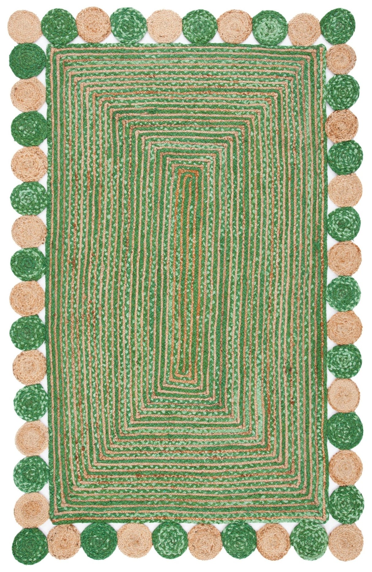 Safavieh Cape Cod Cap201Y Green/Natural Rug - Safavieh - cap201y - 2