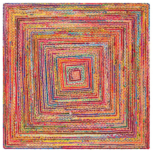 Safavieh Cape Cod Cap202A Red/Multi Rug - cap202a-4sq