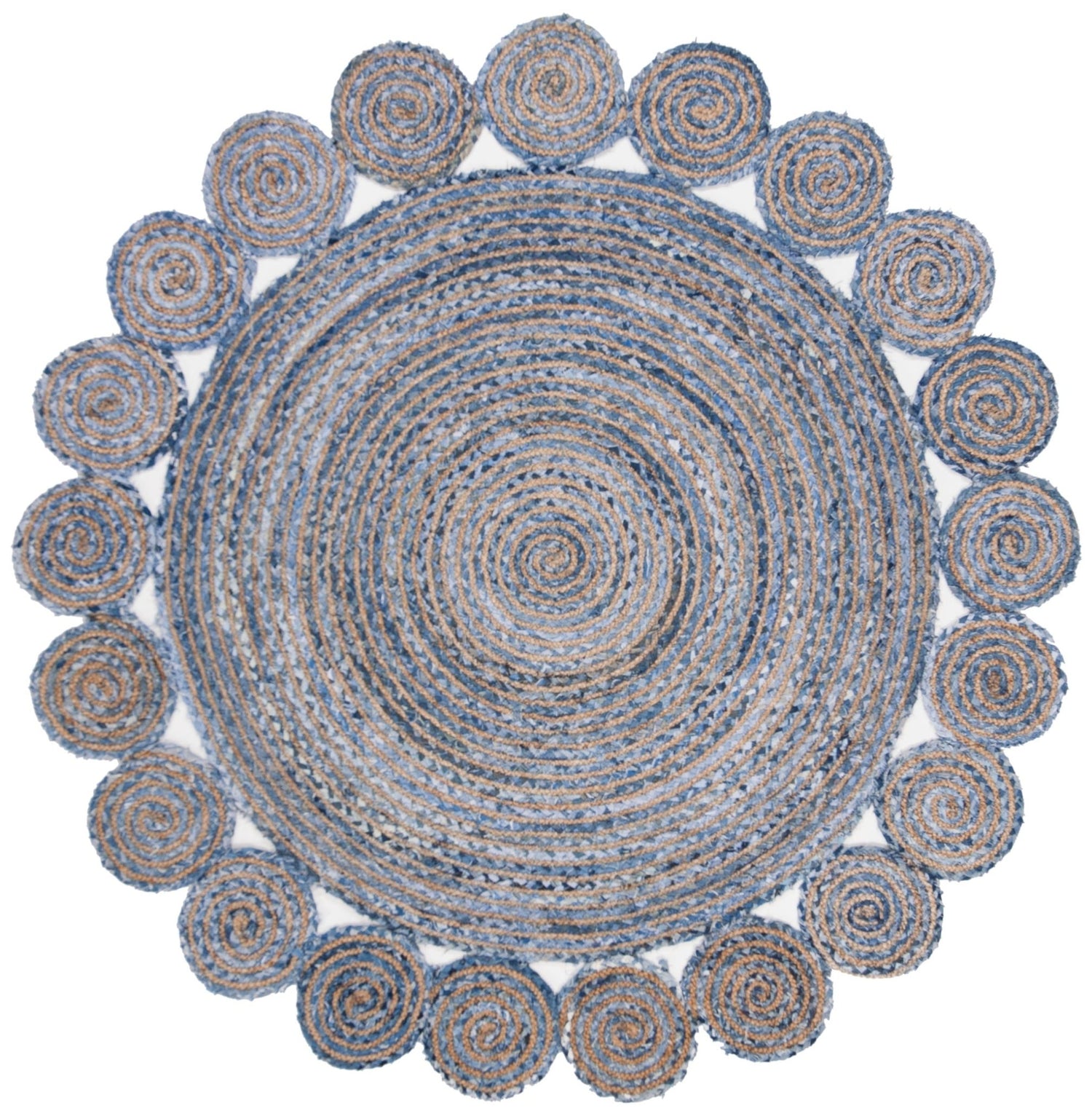 Safavieh Cape Cod Cap211L Blue/Natural Rugs - Safavieh - cap211l - 3r