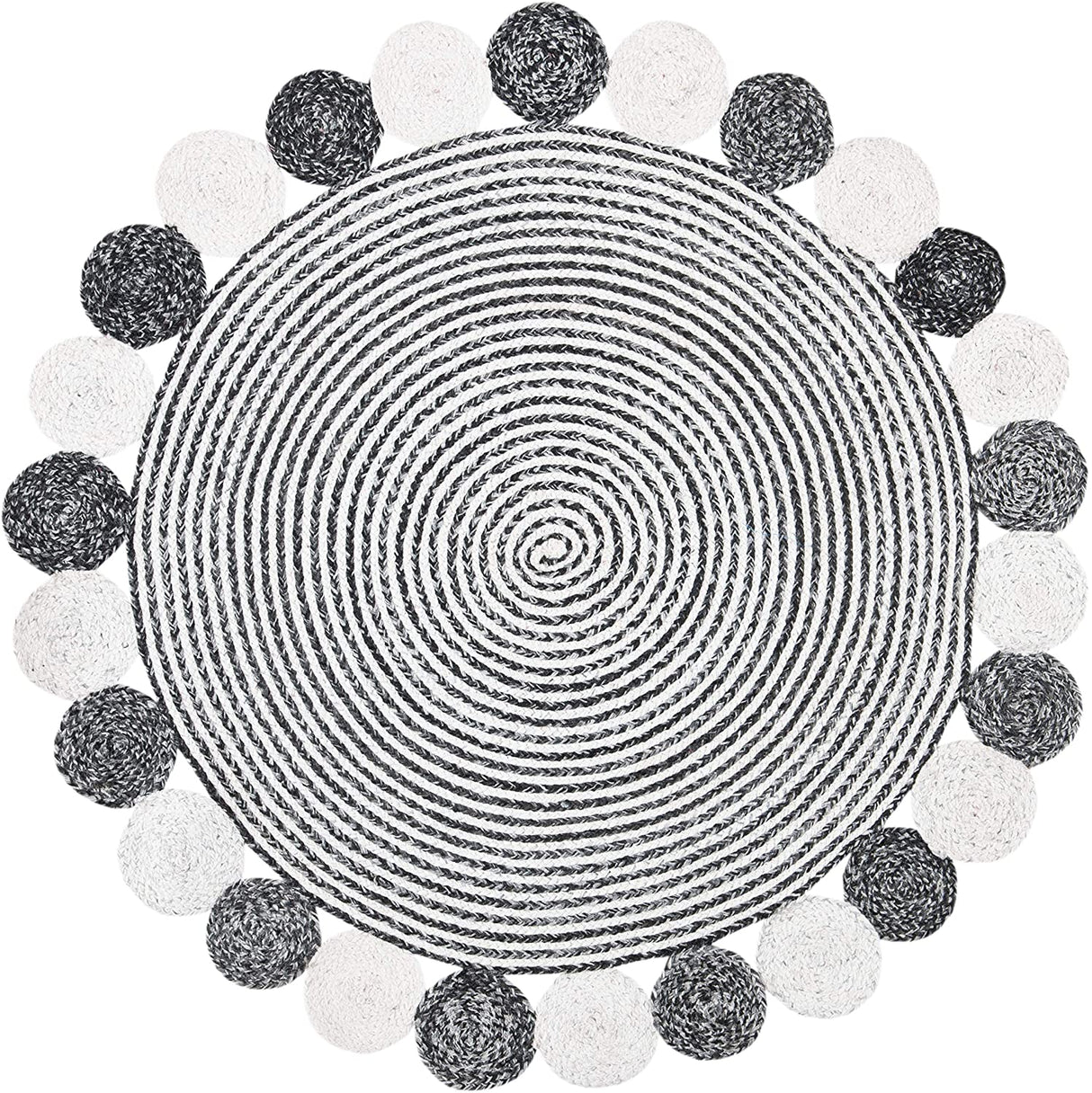 Safavieh Cape Cod Cap231H Charcoal/Ivory Rugs - Safavieh - cap231h - 3r