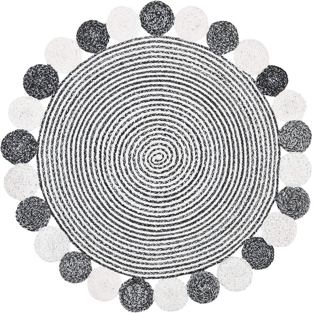 Safavieh Cape Cod Cap231H Charcoal/Ivory Rugs - Safavieh - cap231h - 3r