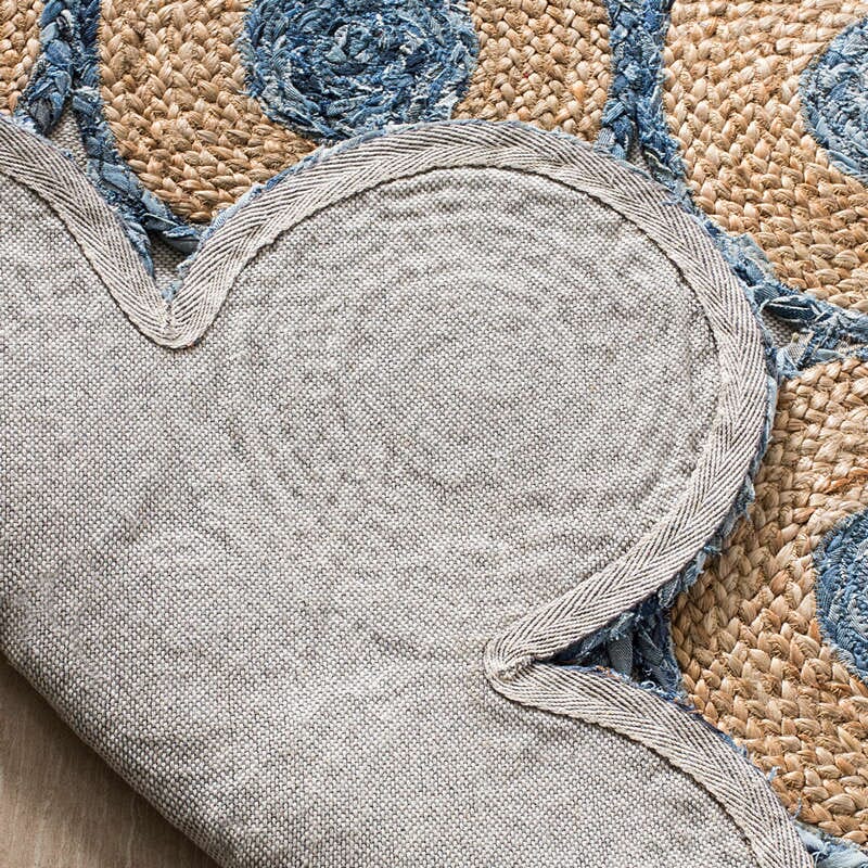 Safavieh Cape Cod Cap306M Blue / Natural Rugs - Safavieh - cap306m - 3