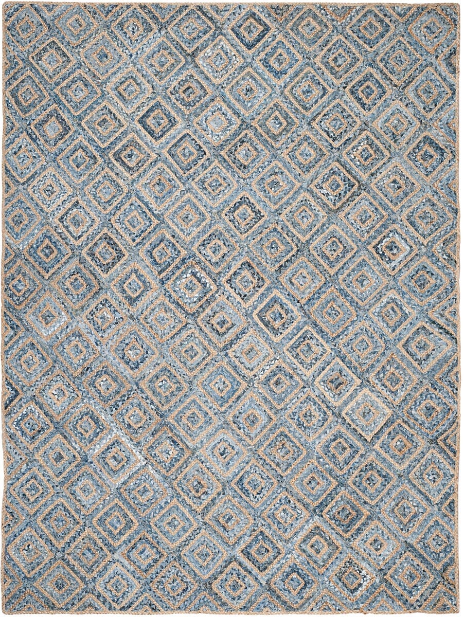 Safavieh Cape Cod Cap354A Natural / Blue Rugs - Safavieh - cap354a - 6r