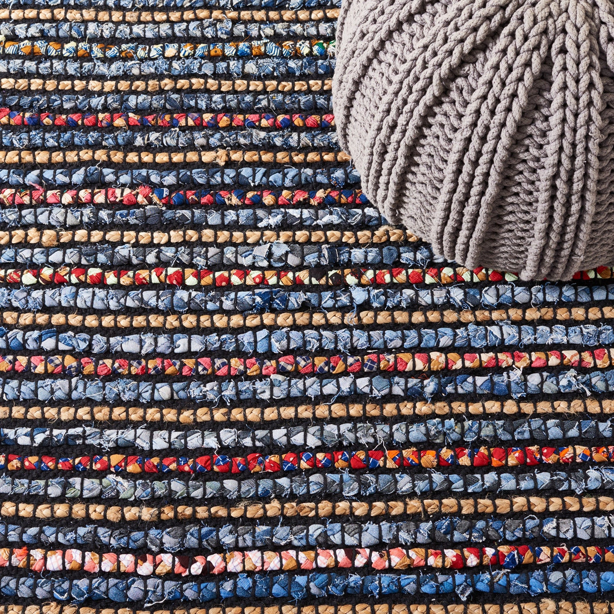 Safavieh Cape Cod Cap362A Natural/Blue Rug - Safavieh - cap362a - 28