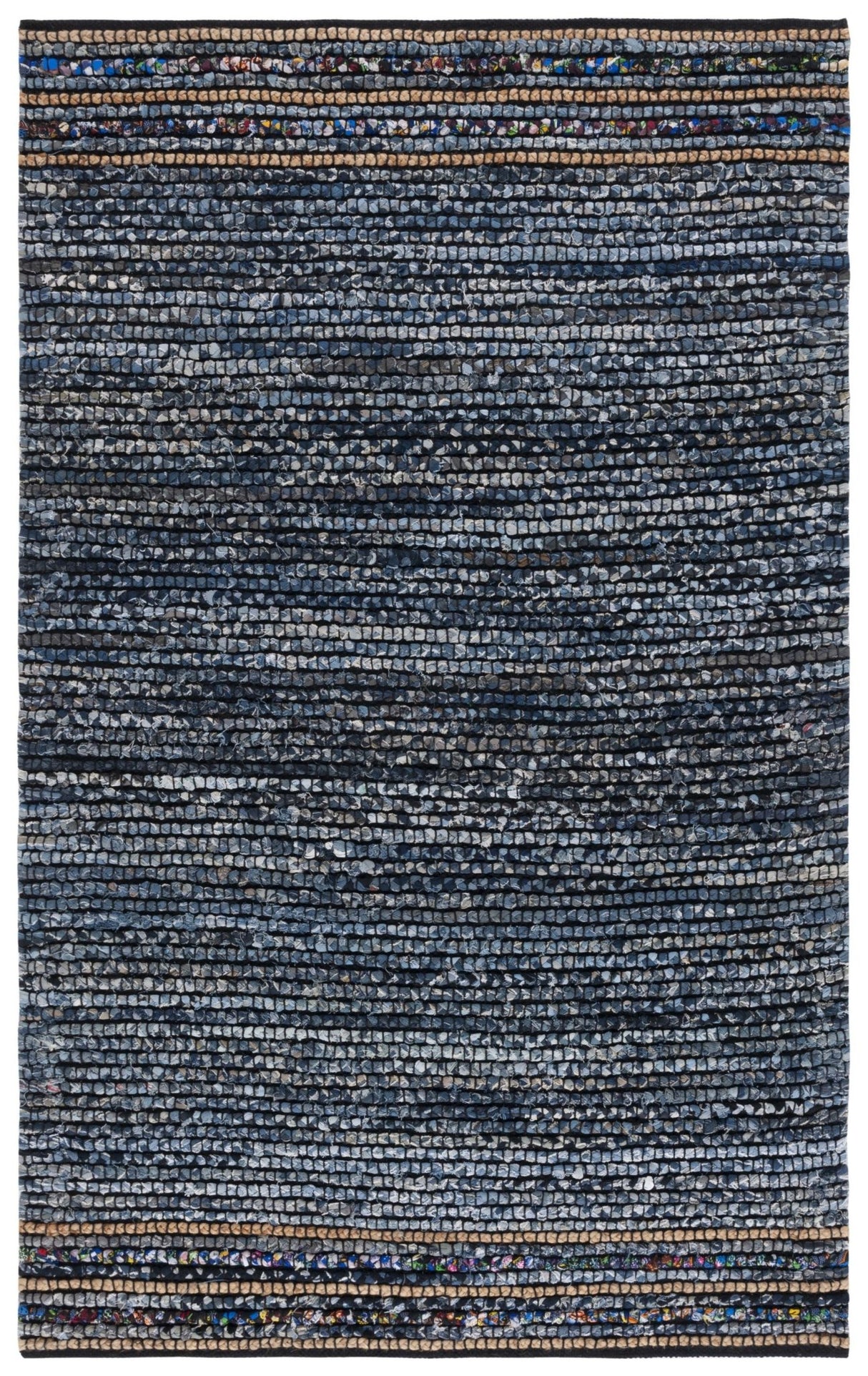 Safavieh Cape Cod Cap366A Natural/Blue Rug - Safavieh - cap366a - 3