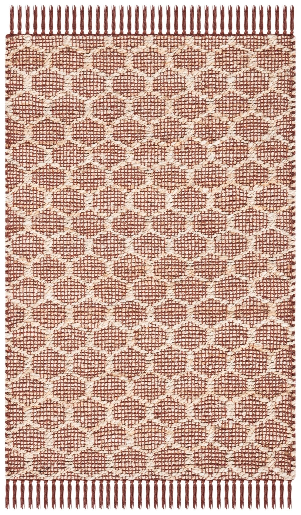Safavieh Cape Cod Cap841P Rust/Natural Rugs - Safavieh - cap841p - 3