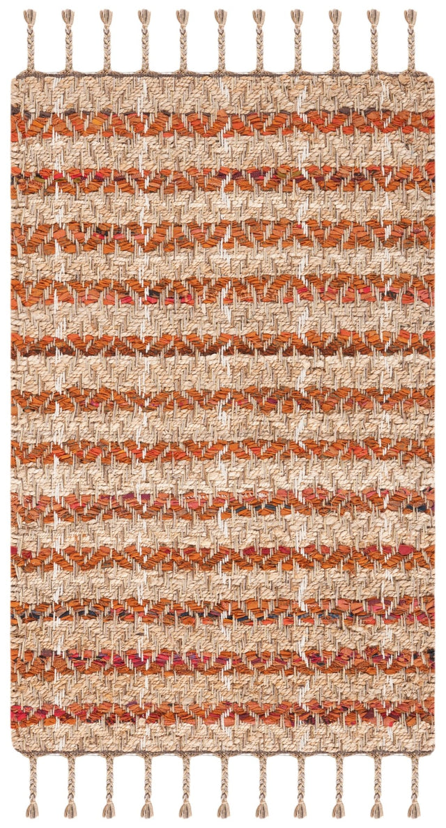 Safavieh Cape Cod Cap844P Orange/Natural Rugs - Safavieh - cap844p - 3