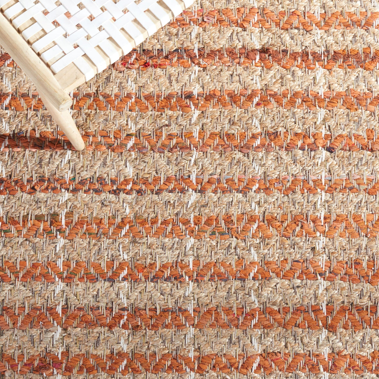 Safavieh Cape Cod Cap844P Orange/Natural Rugs - Safavieh - cap844p - 3