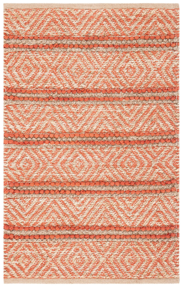 Safavieh Cape Cod Cap845P Orange/Natural Rugs - Safavieh - cap845p - 3