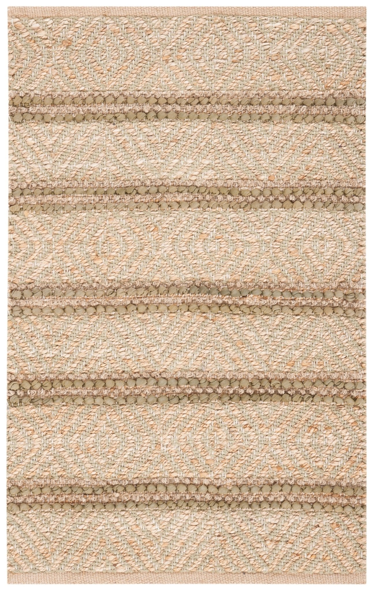 Safavieh Cape Cod Cap845Y Green/Natural Rugs - Safavieh - cap845y - 3