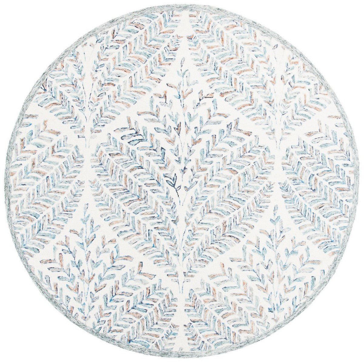 Safavieh Capri Cpr208A Ivory/Blue Rugs - Safavieh - cpr208a - 3r